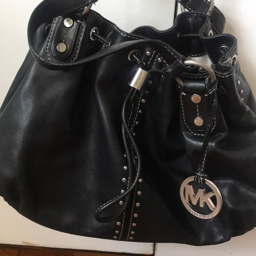 Michael Kors authentic black studded bag